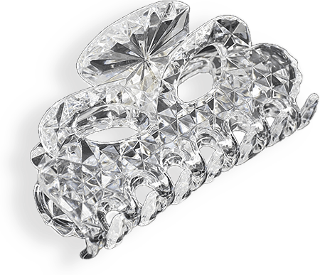 Diamatslipad Hårklämma, 9 Cm