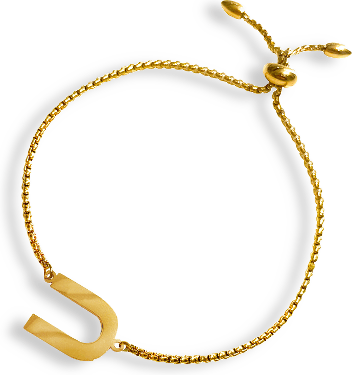 New Identity Bracelet D Gold
