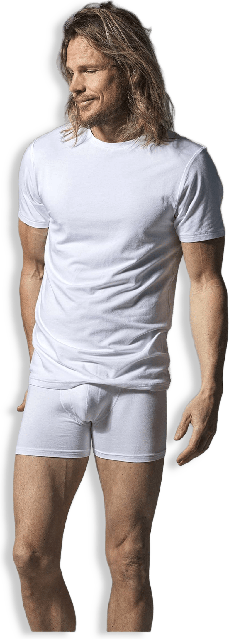 Bambu, T-shirt, 2-pack, Vit