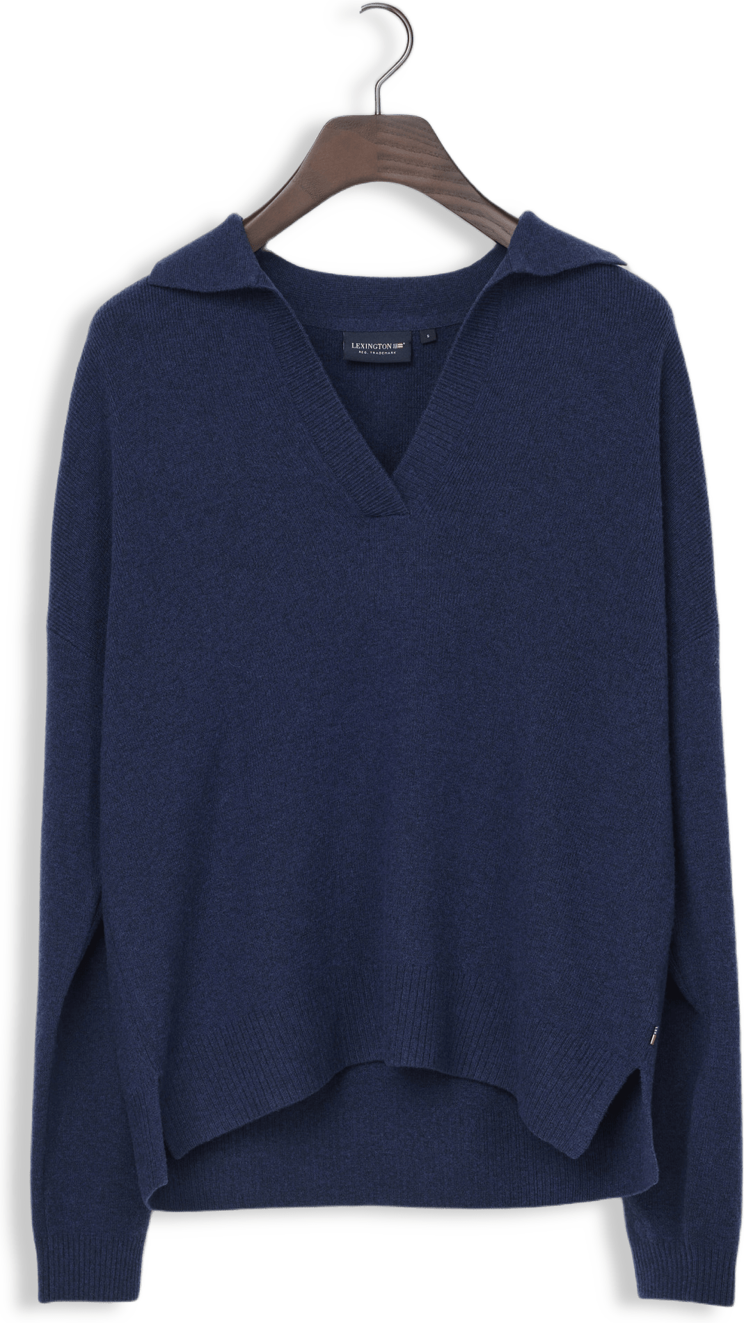 Peyton Boiled Merino Wool Knitted Polo Sweater