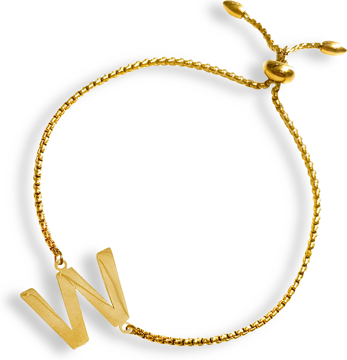 New Identity Bracelet D Gold