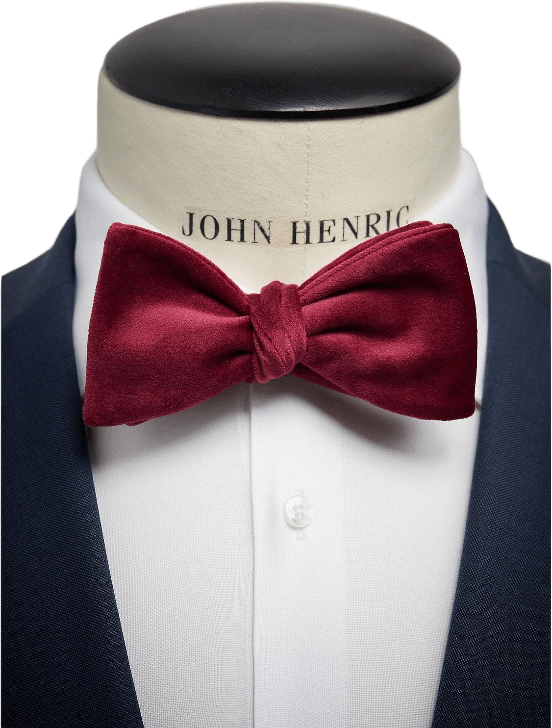 Self Tied Velvet Bow Tie