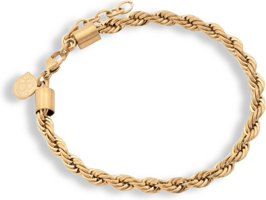 Stallone Steel Bracelet Gold