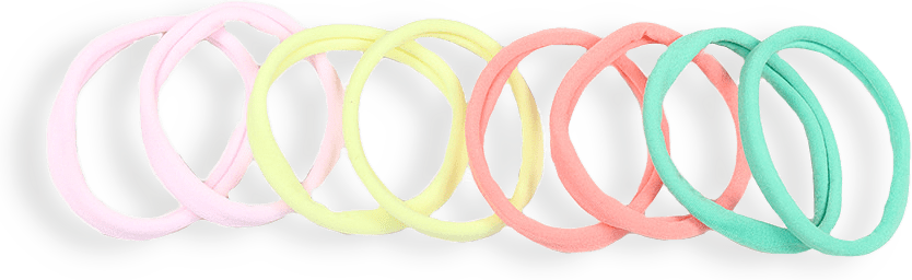 Mjuka Hårsnoddar 8 Pack