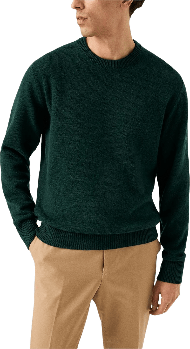 Stickad Crew Neck