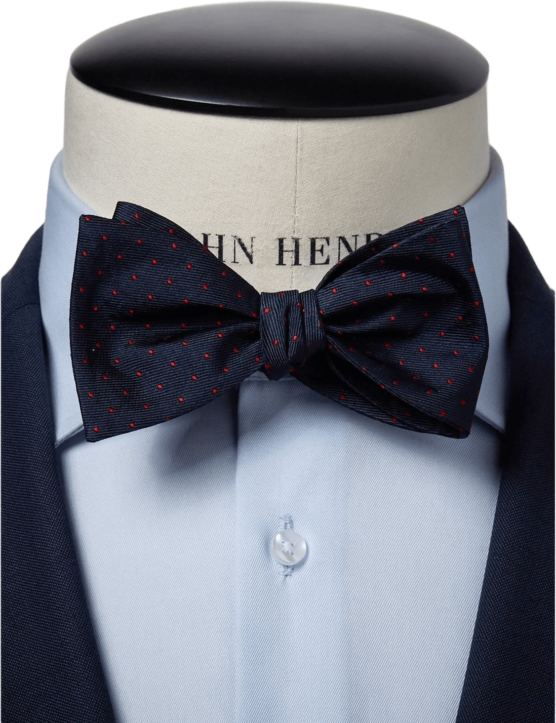 Bow Tie Dot Self Tied