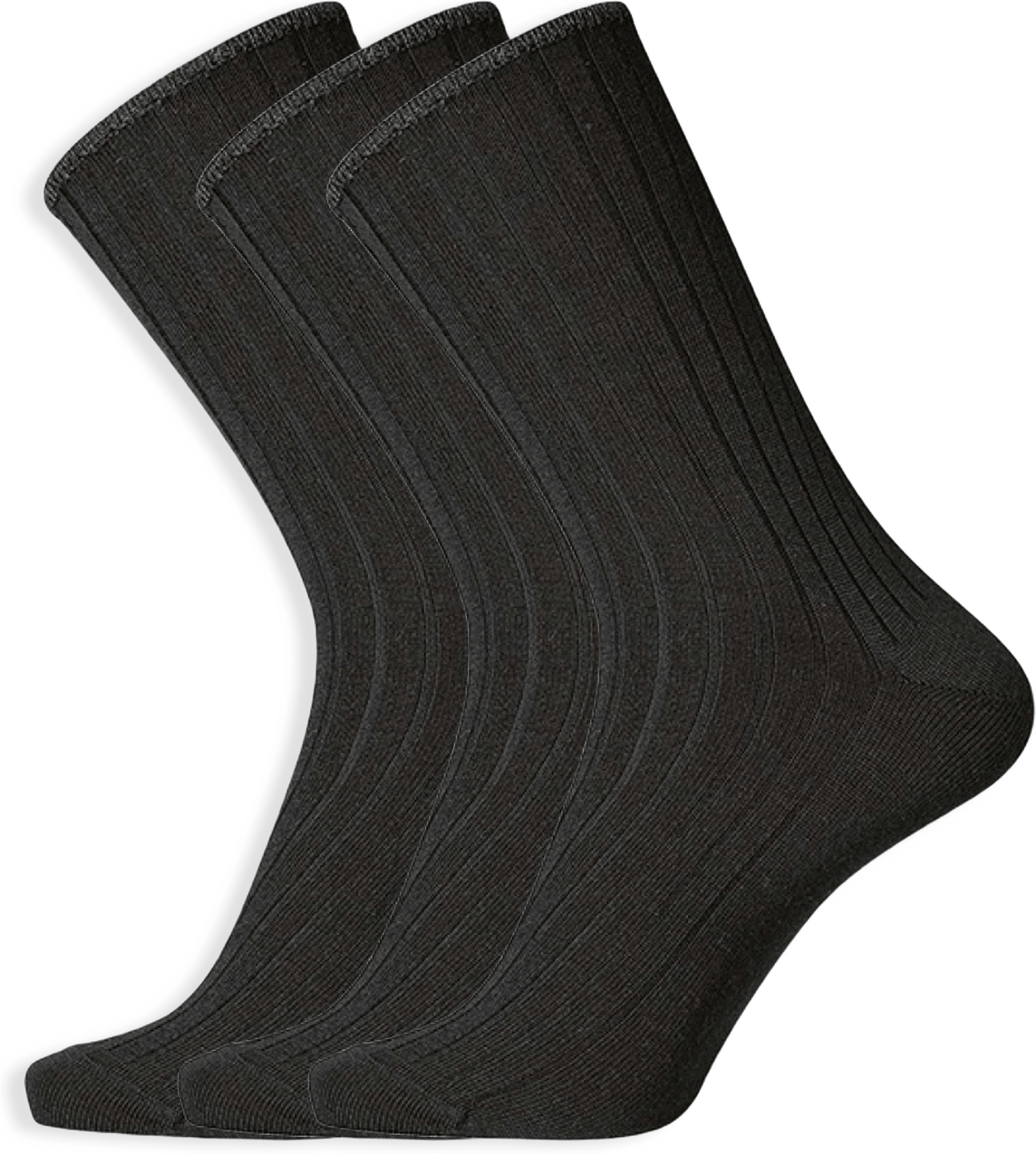 3-pack "no Elastic" Strumpor | Ull | Grå