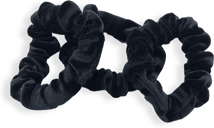 3-pack Mini Sammets-scrunchies