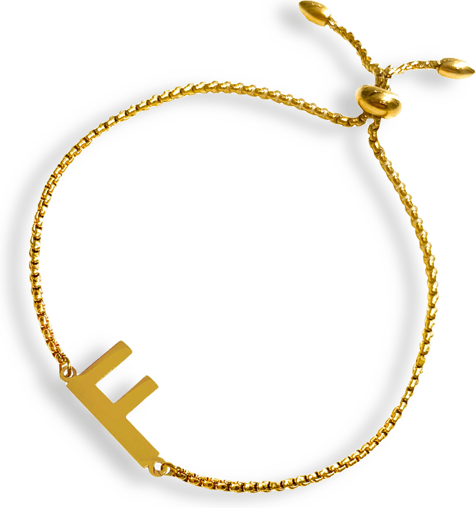 New Identity Bracelet D Gold