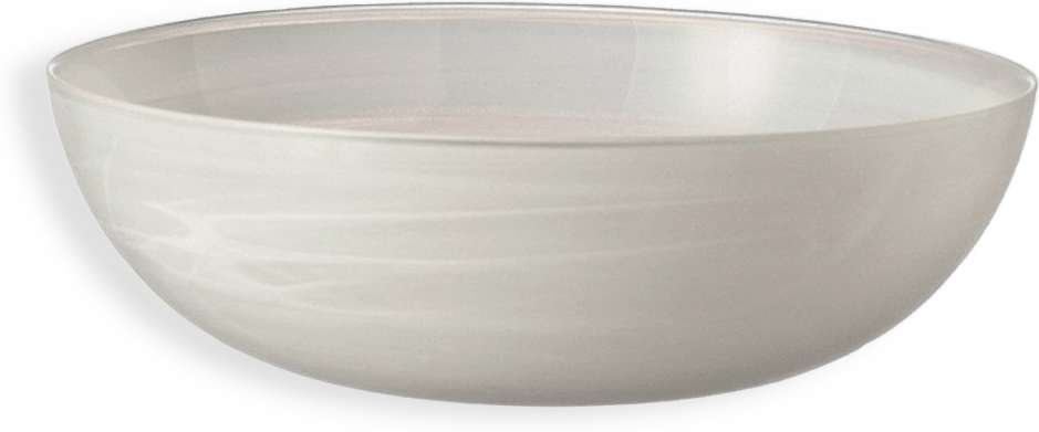 Bowl flat 28 Alabastro