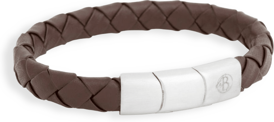 Leonard Leather Bracelet Brown