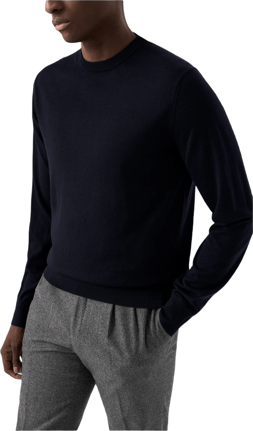 Stickad Crew Neck