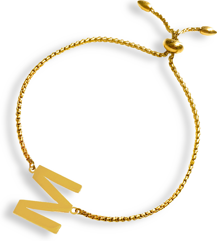 New Identity Bracelet D Gold
