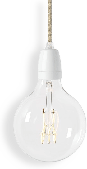 Fönsterlampa Classic White