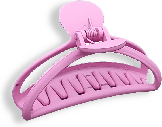 Gummerad Hårklämma