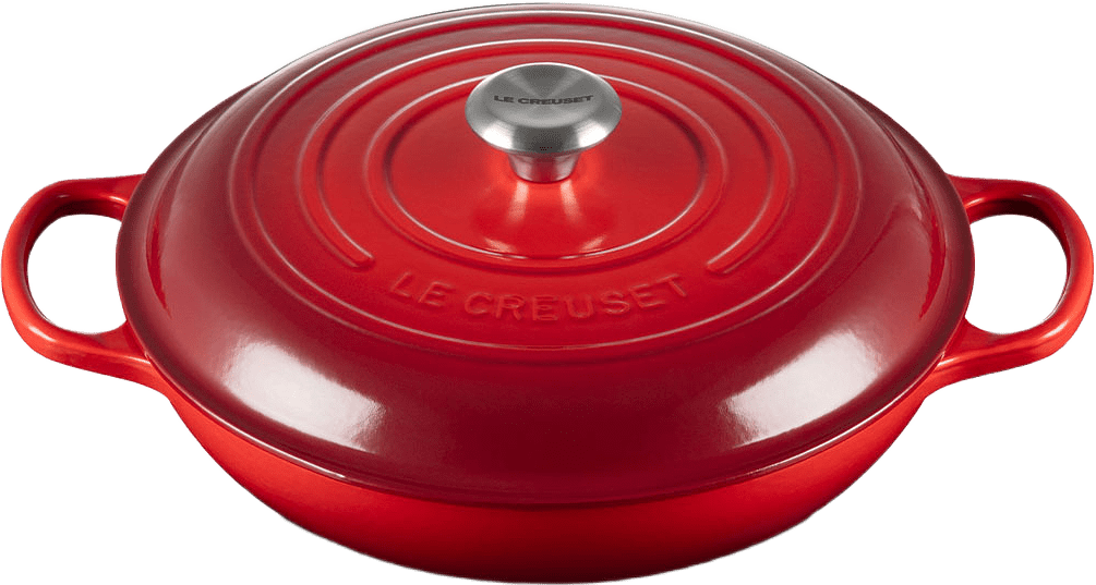 Buffetgryta 30cm Cerise 3,5L, från Le Creuset, i färgen Cerise.