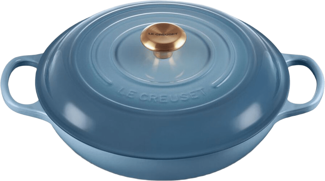 Buffetgryta 30cm Chambray 3,5L, från Le Creuset, i färgen Chambray.