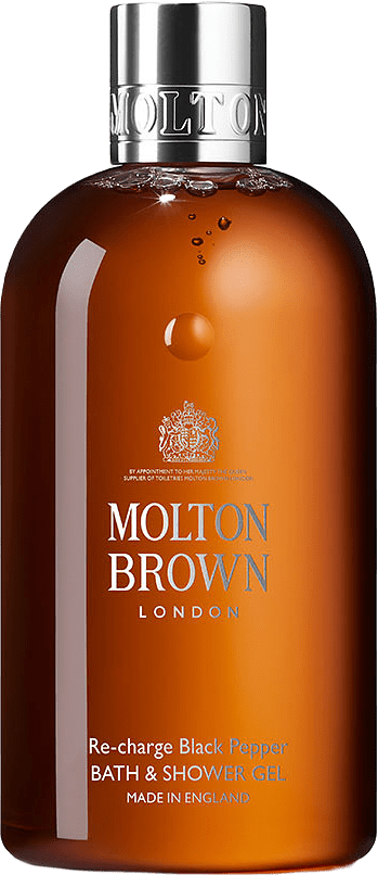 Re-charge Black Pepper Bath & Shower Gel, från Molton Brown, i färgen Black Brown.