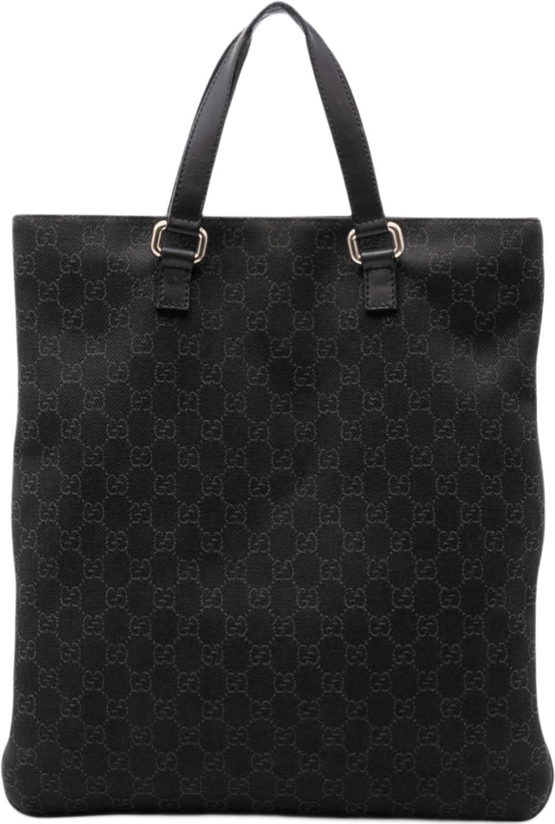 Gucci Gg Denim Tote, från Luxclusif, i färgen dark brown.