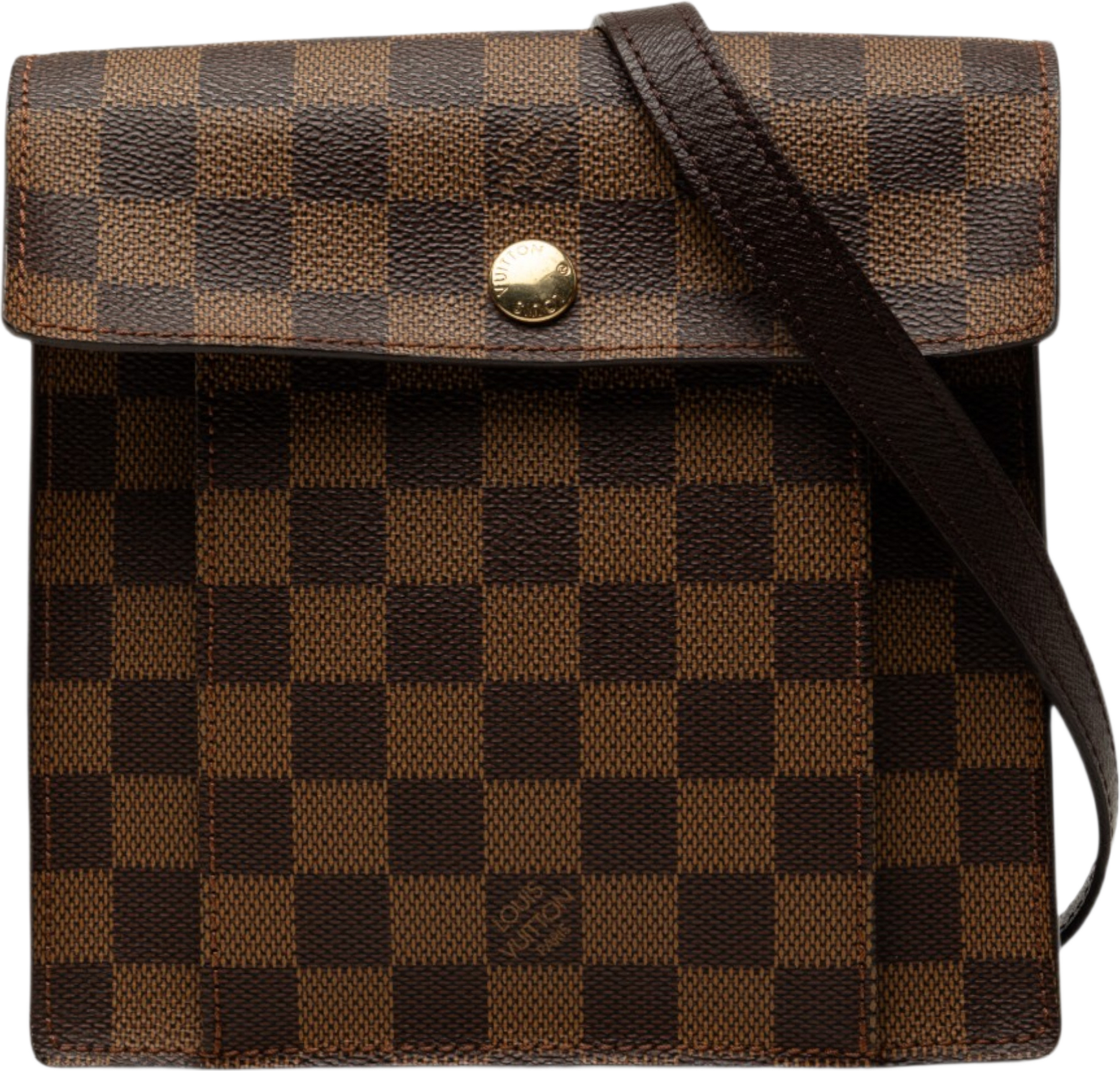Louis Vuitton Damier Ebene Pimlico, från Luxclusif, i färgen brun.