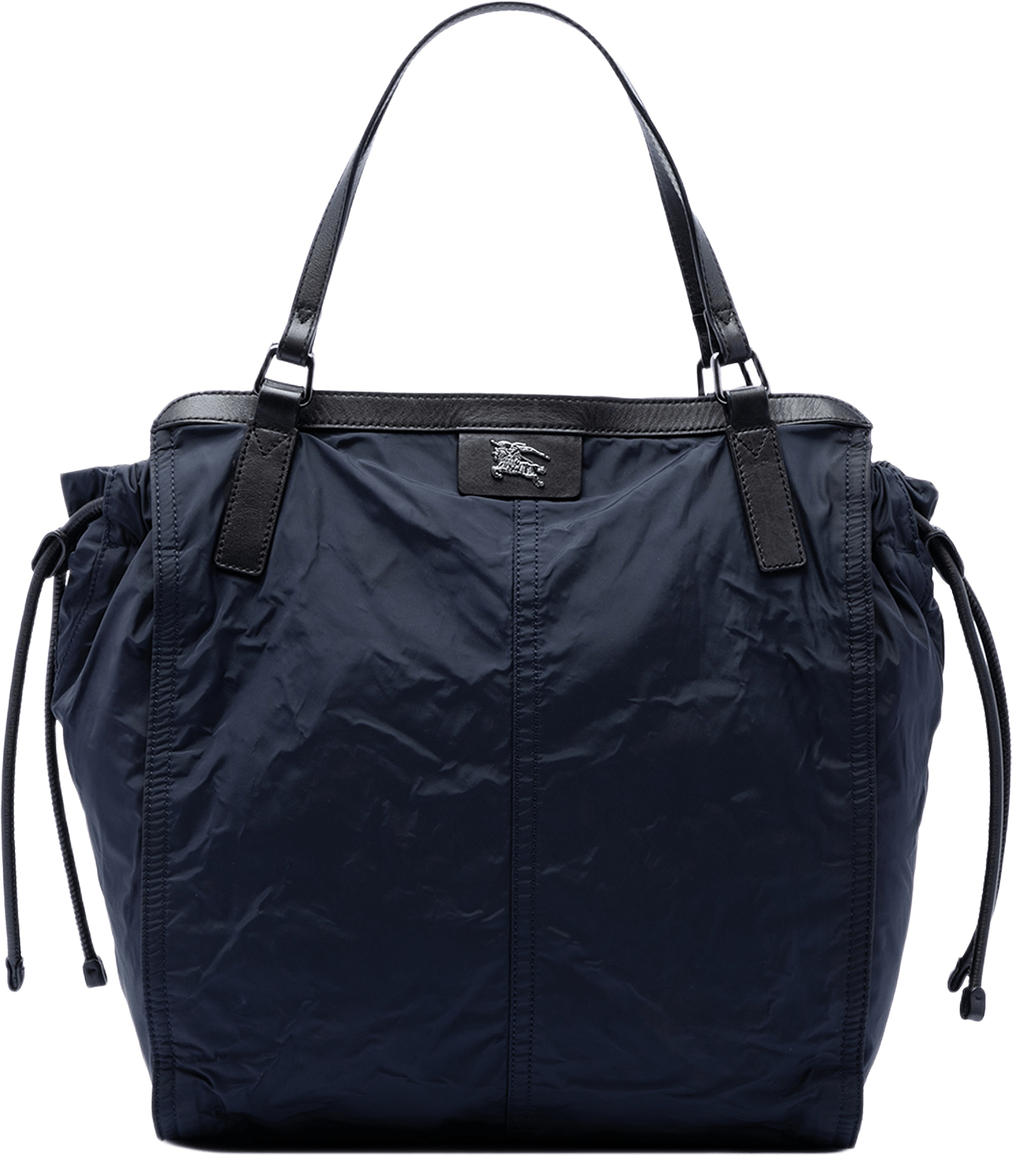 Burberry Nylon Packable Buckleigh Tote, från Luxclusif, i färgen navy.