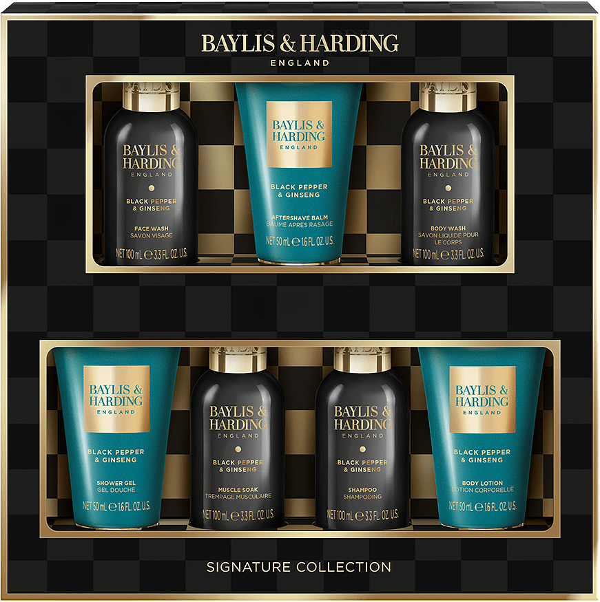 Black Pepper & Ginseng Men's His Essential Luxuries Gift Set, från Baylis & Harding.