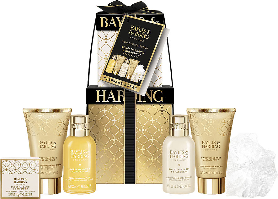 Sweet Mandarin & Grapefruit Luxury Pamper Present Gift Set, från Baylis & Harding.