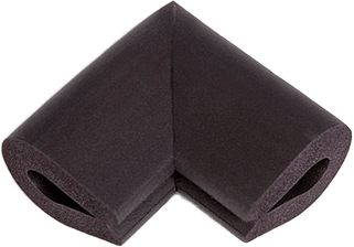 Hörnskydd Safetycornerguard Matteo U-shape Homesafety 4-pack, från HomeSafety, i färgen kastanjbrun.