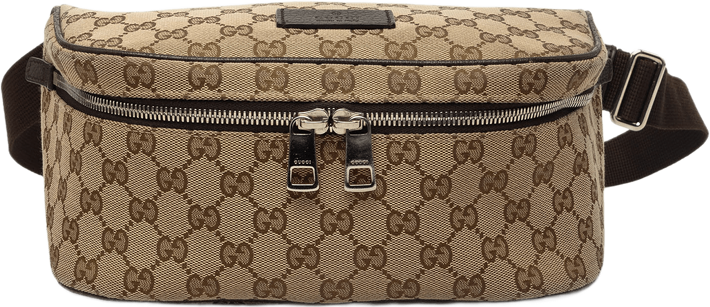 Gucci Gg Canvas Waist Pouch, från Luxclusif, i färgen beige.