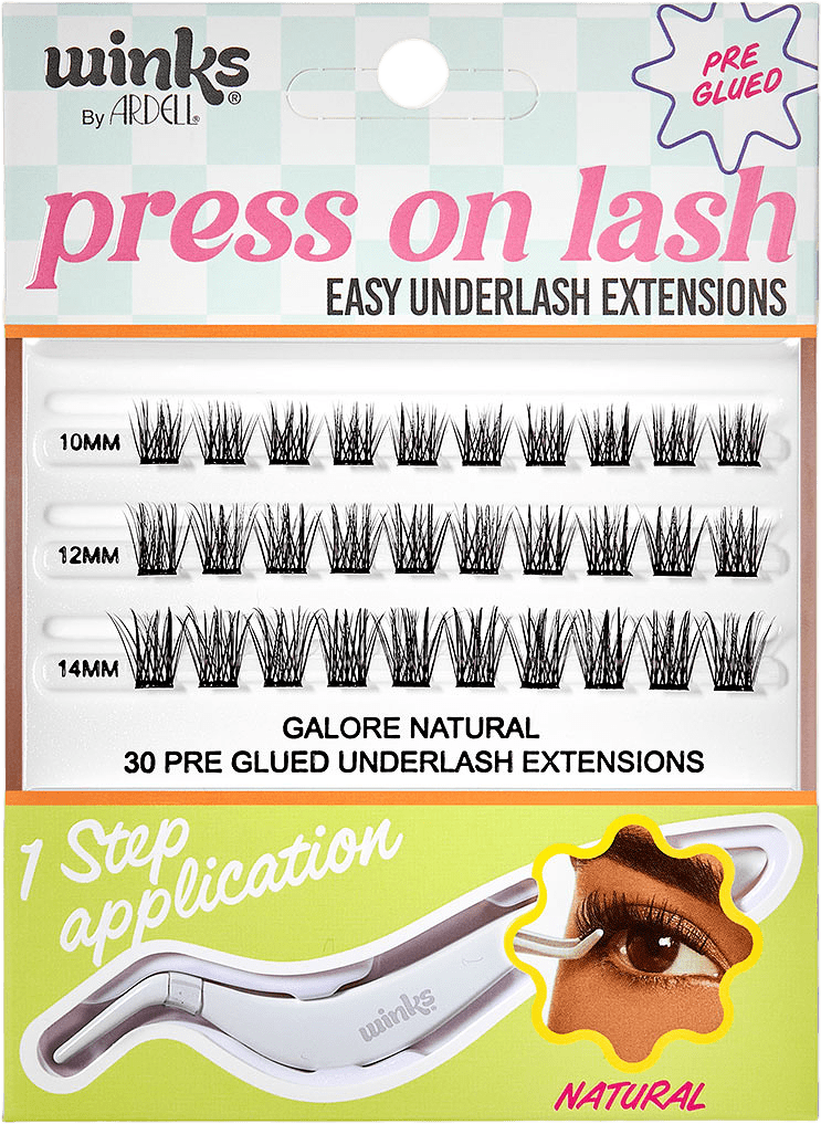 Winks Press On Underlash Extensions Galore Natural