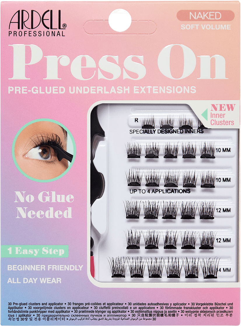 Naked Press On Underlash Extensions Soft Volume