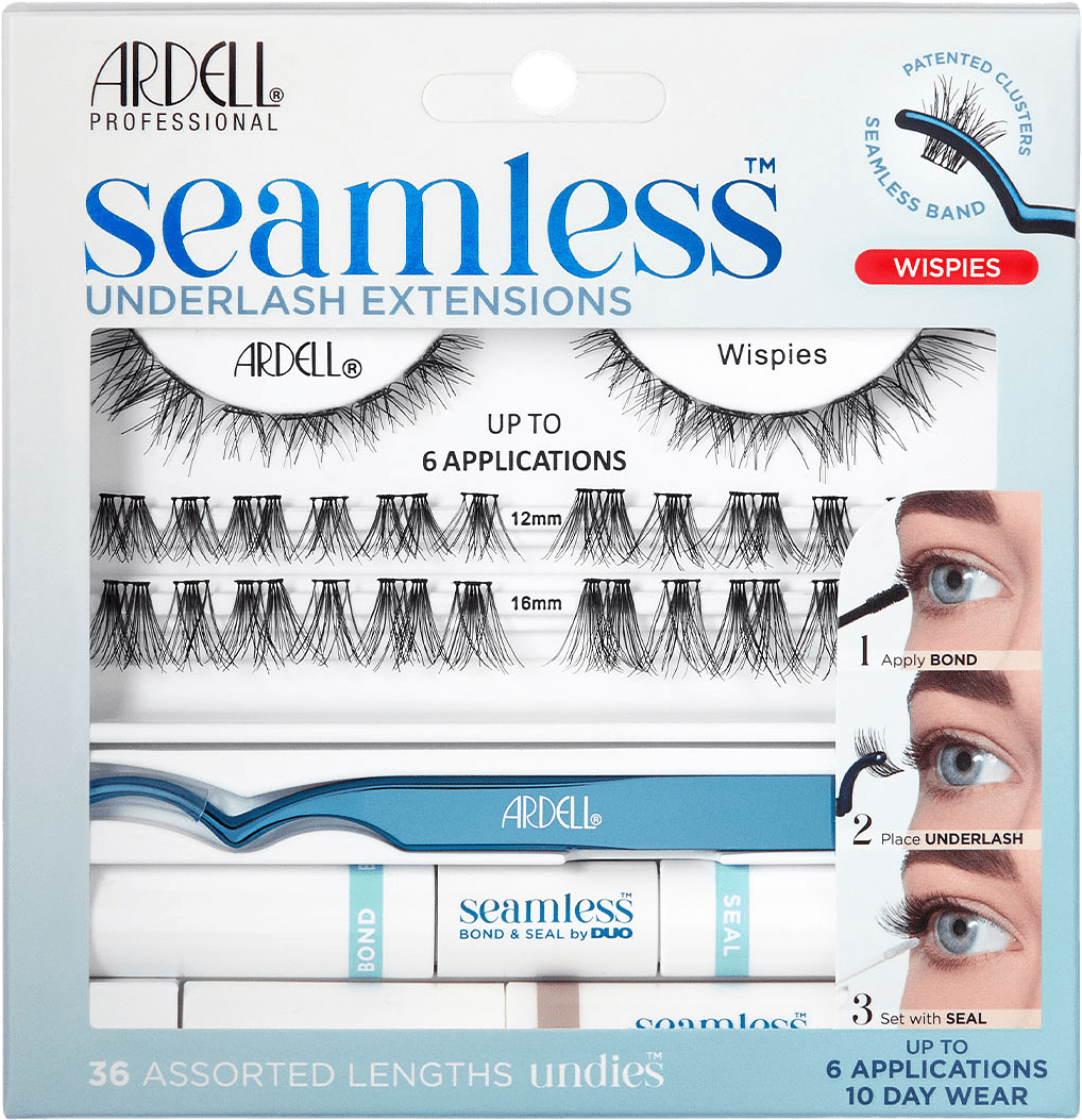 Seamless Underlash Extensions Kit, från Ardell, i färgen Wispies.