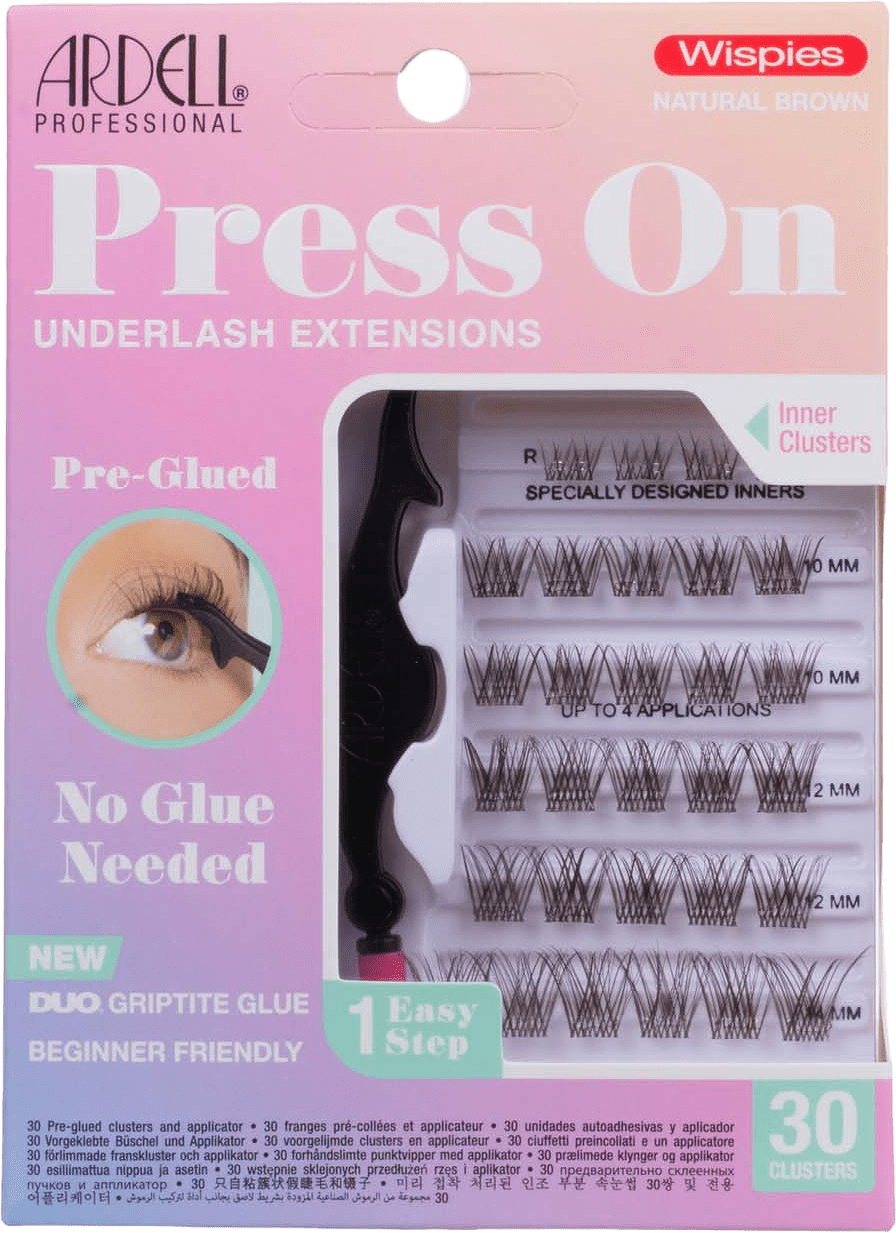 Press On Wispies Natural Brown, från Ardell.