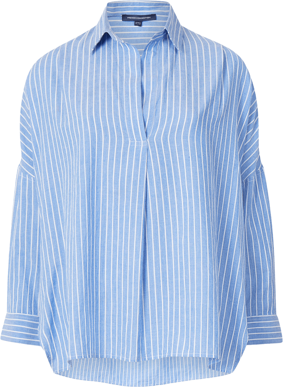 Rhodes Oversize Shirt, från French Connection, i färgen Blue/White.