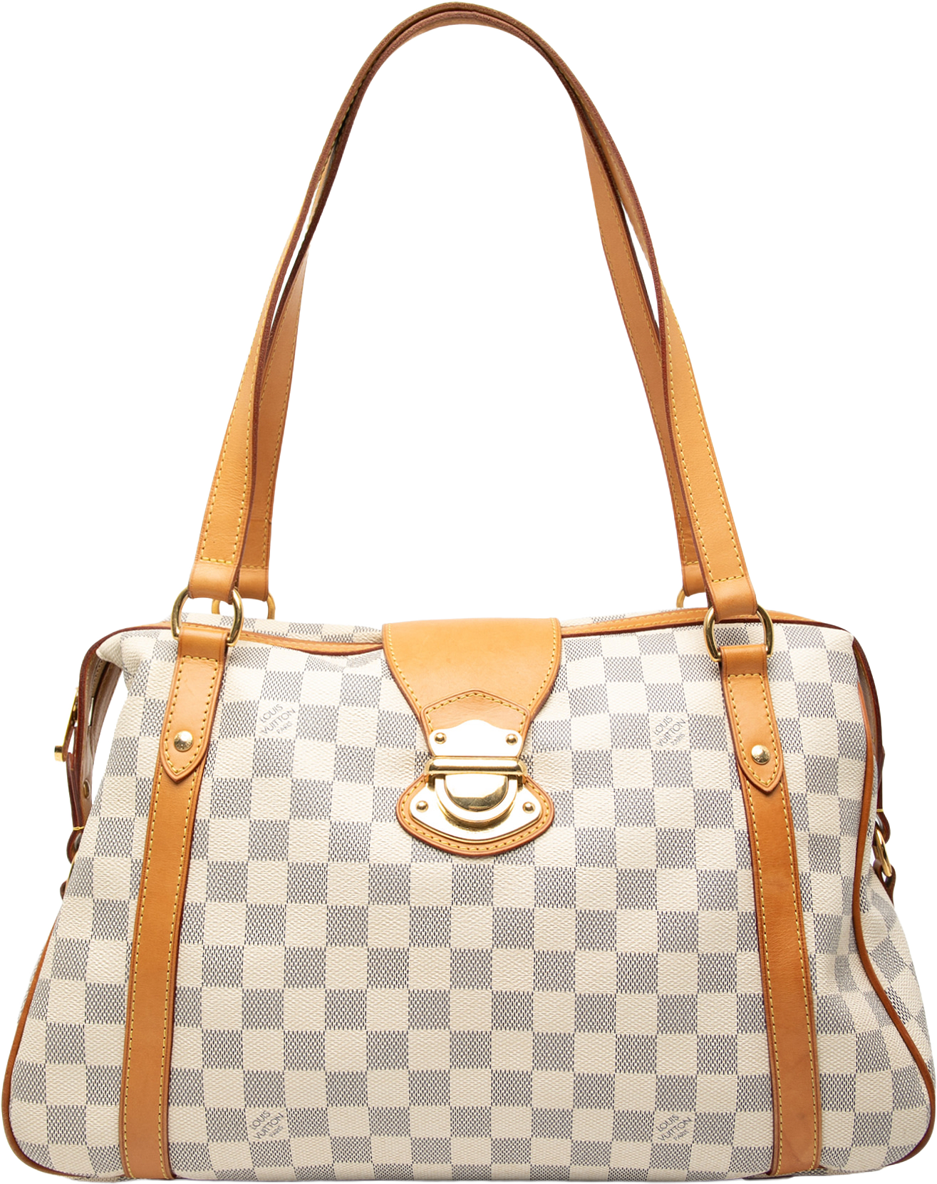 Louis Vuitton Damier Azur Stresa Pm, från Luxclusif, i färgen white.