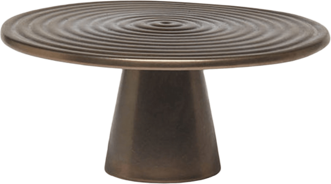 Tårtfat Platium 25ø, från Dutchdeluxes, i färgen gold.