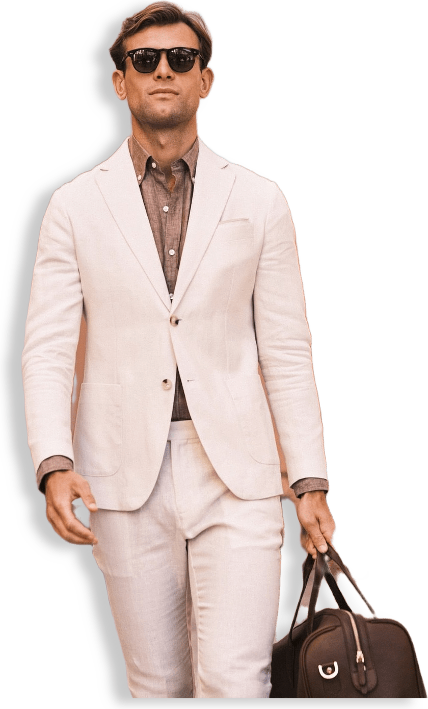 Beige Linen Jacket