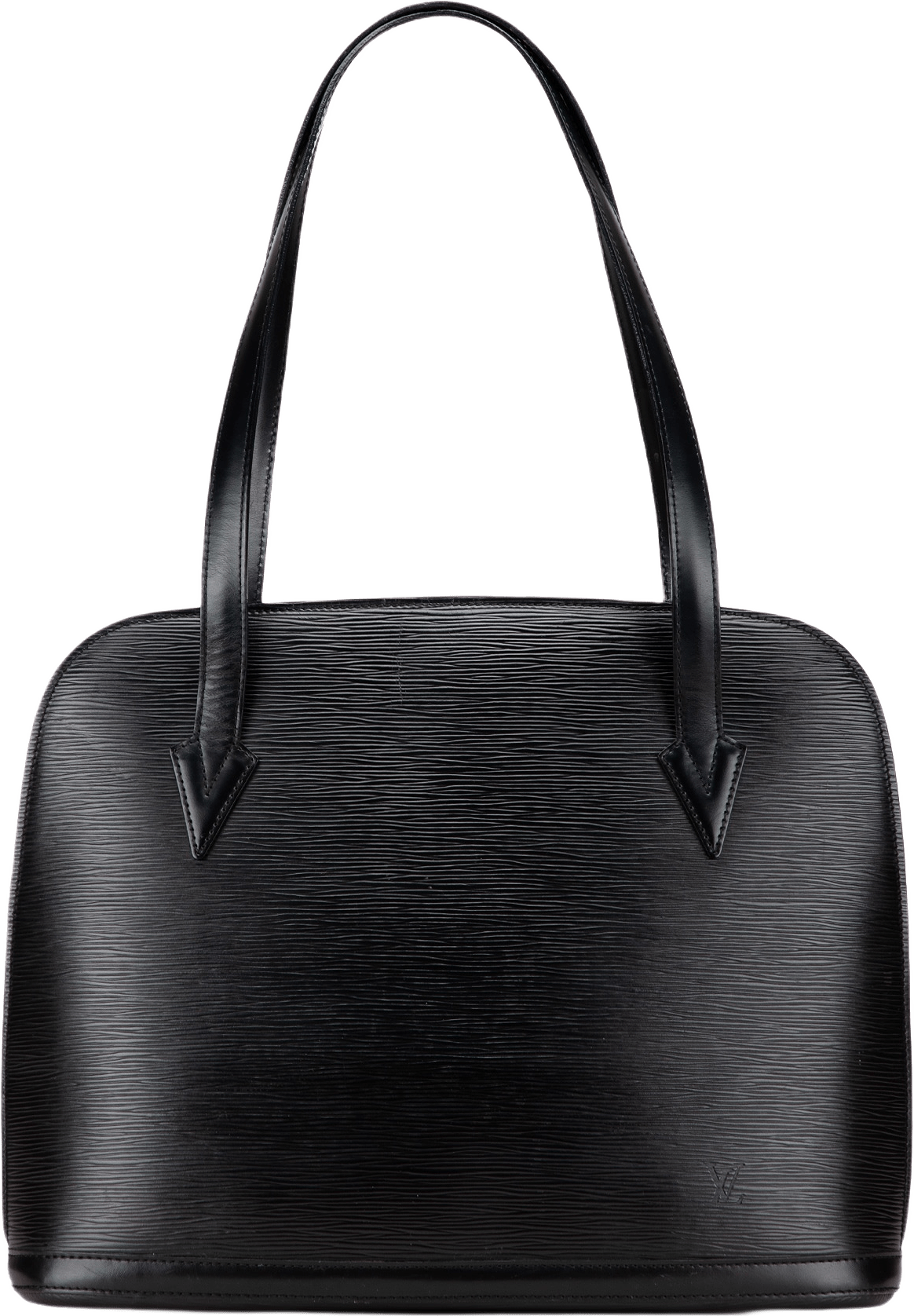 Louis Vuitton Epi Lussac, från Luxclusif, i färgen black.