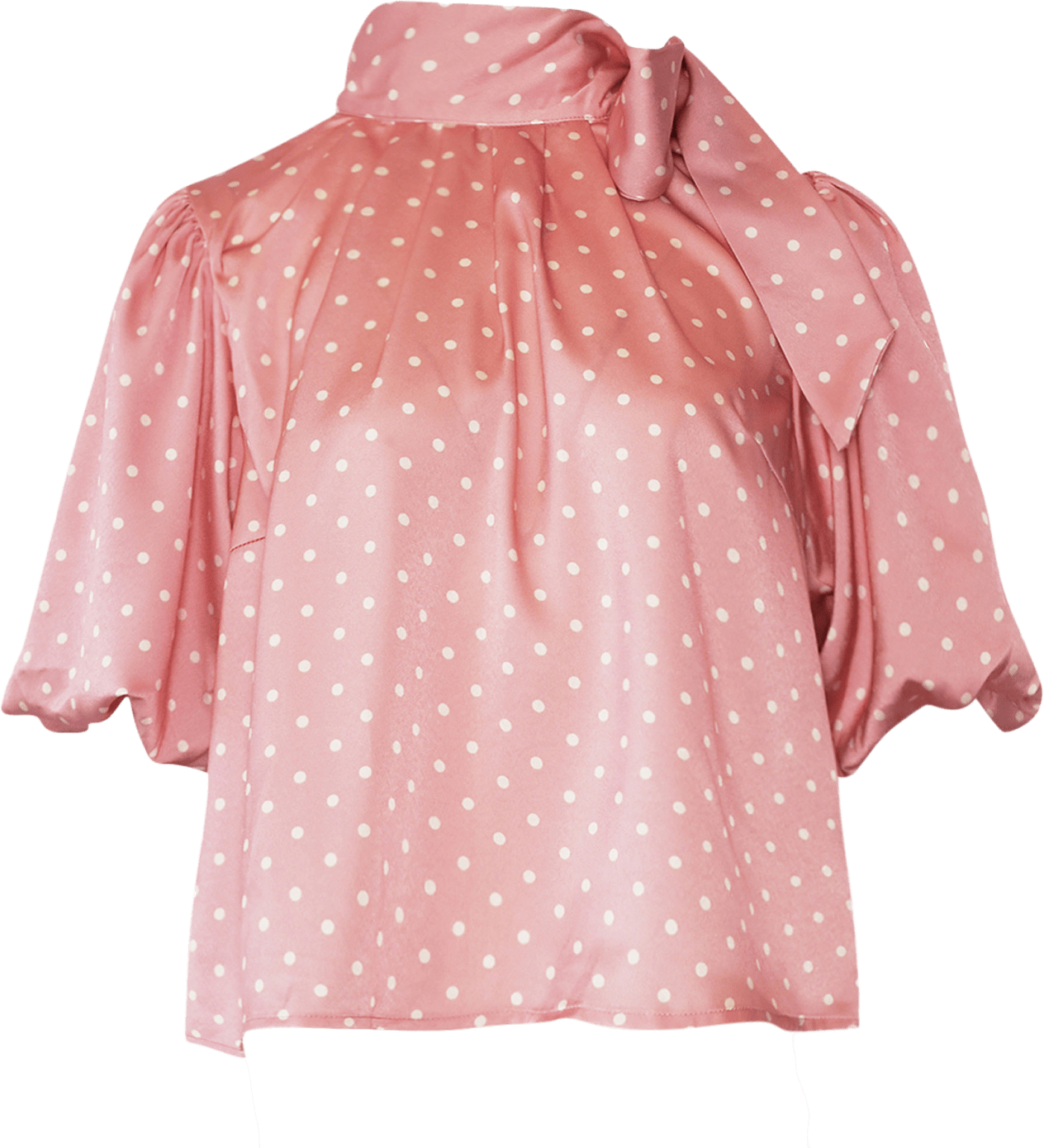 Kesha Blouse - Carmine Blush Print