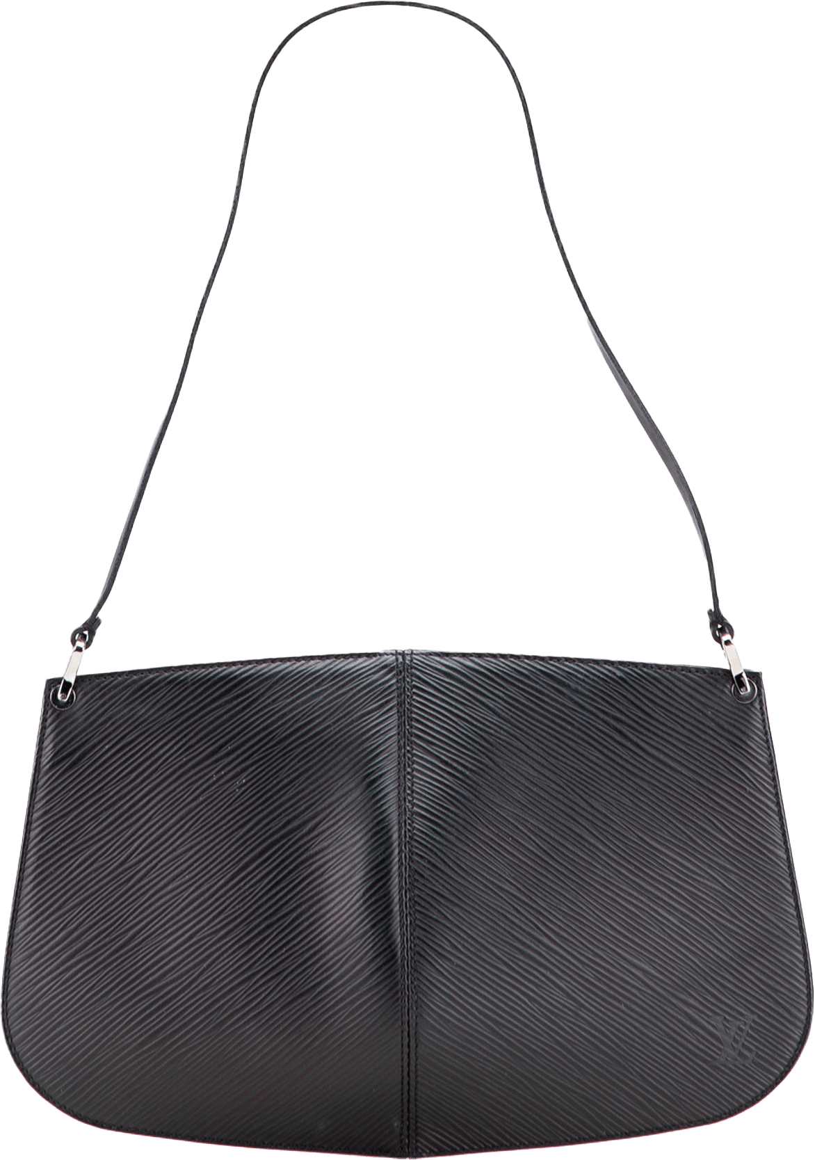 Louis Vuitton Epi Demi Lune Pochette, från Luxclusif, i färgen black.