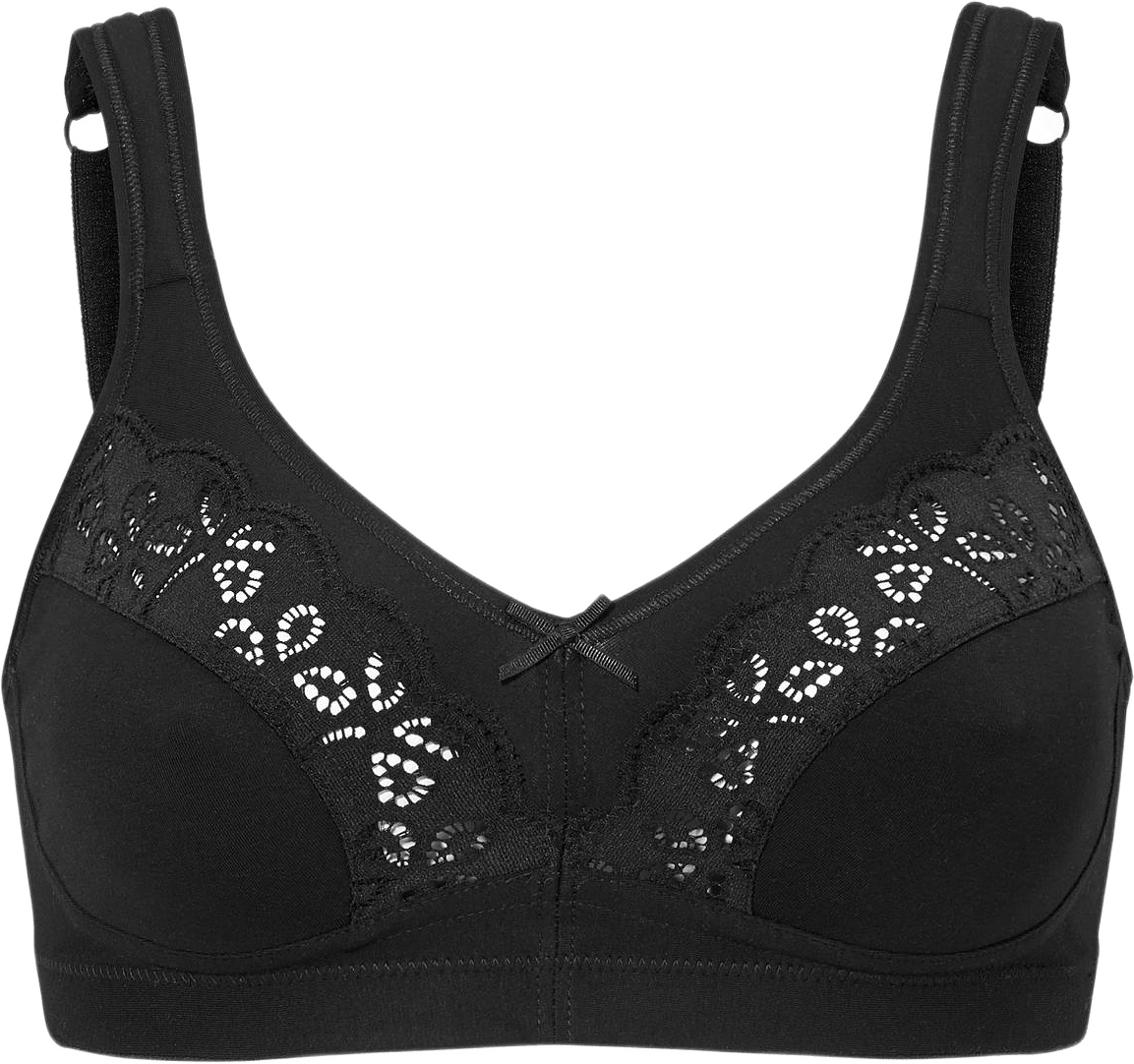 Treasure Bh Utan Bygel, Fairtrade, från Swegmark, i färgen black.