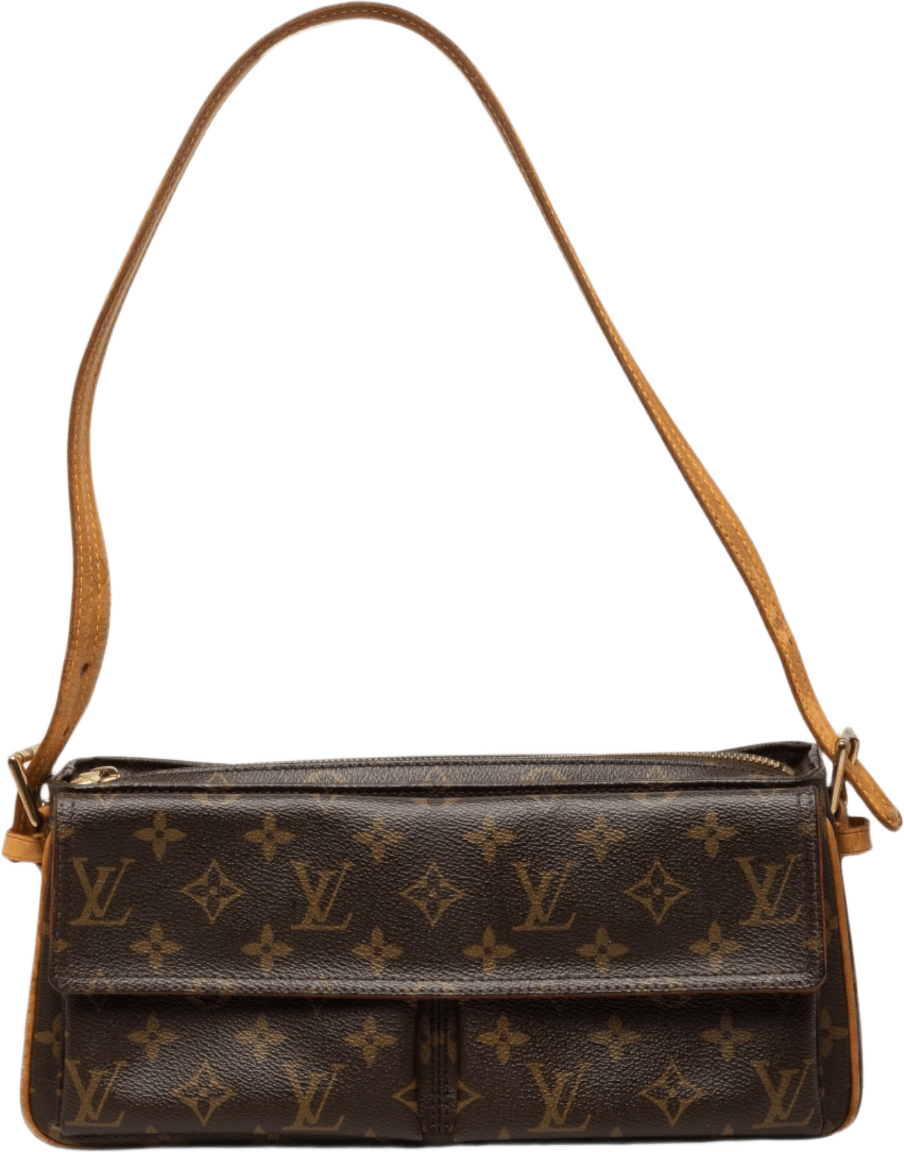 Louis Vuitton Monogram Viva Cite Mm, från Luxclusif, i färgen brun.