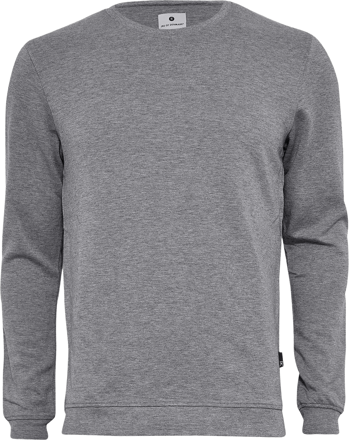 Bambu Sweatshirt, Fsc, från JBS of Denmark, i färgen light grey melange.