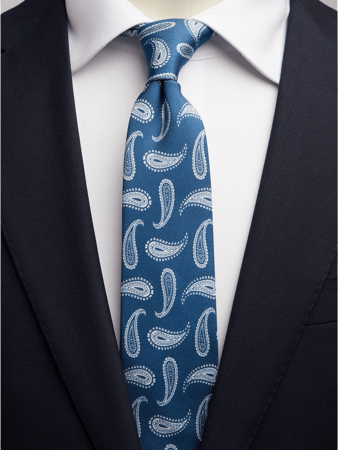 Tie Paisley, från John Henric, i färgen blue.
