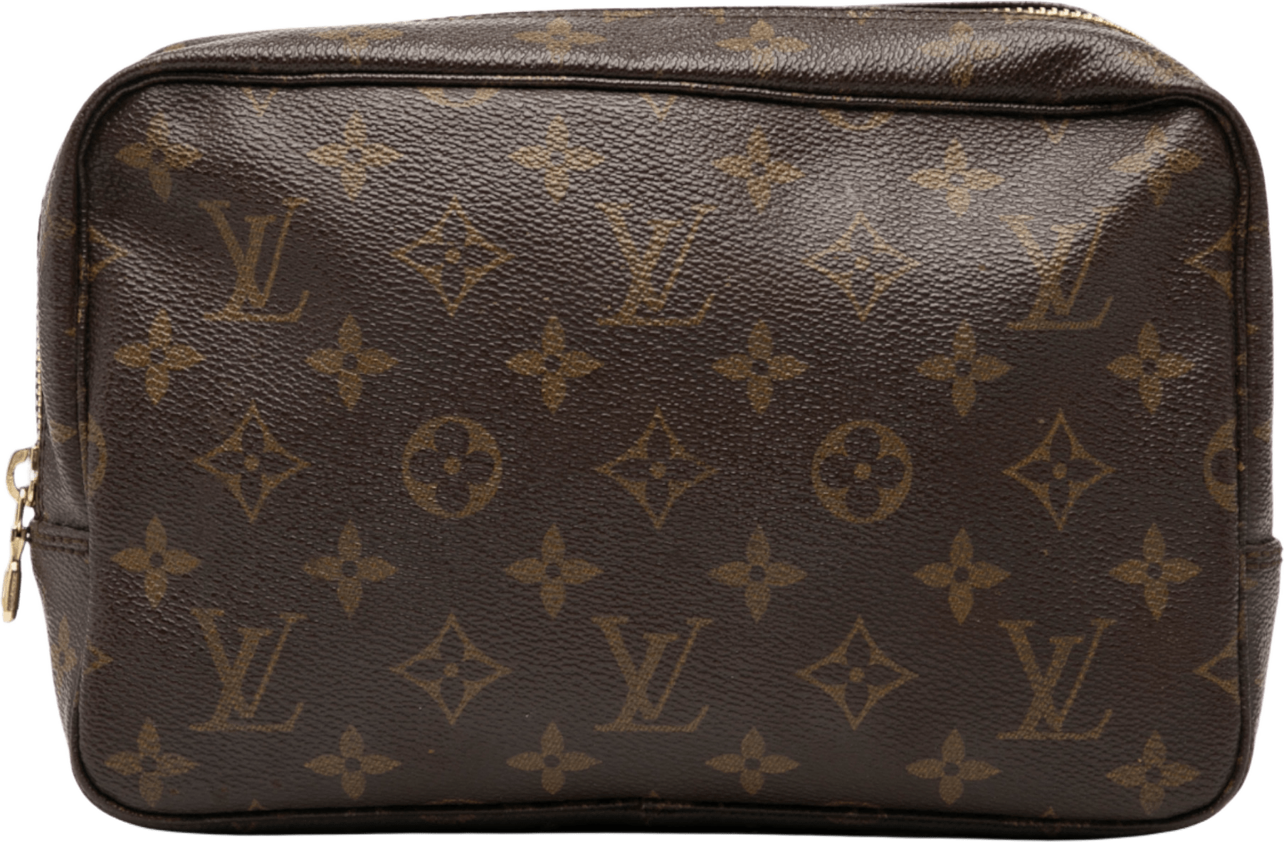 Louis Vuitton Monogram Trousse Toilette 23, från Luxclusif, i färgen brown.
