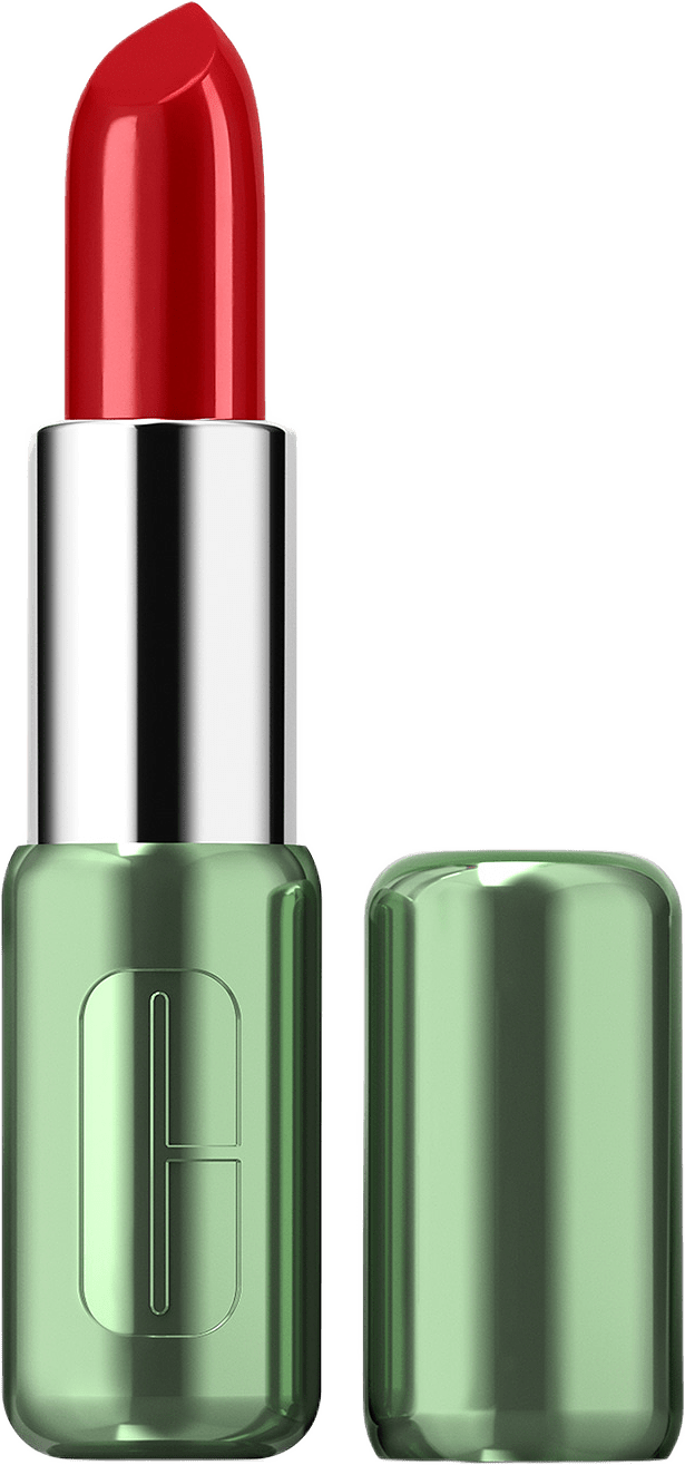 Pop Longwear Lipstick Shine, från Clinique, i färgen Cherry Pop.