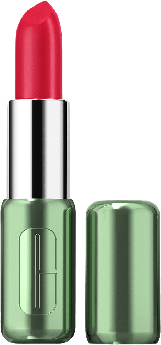 Pop Longwear Lipstick Satin, från Clinique, i färgen Peppermint Pop.