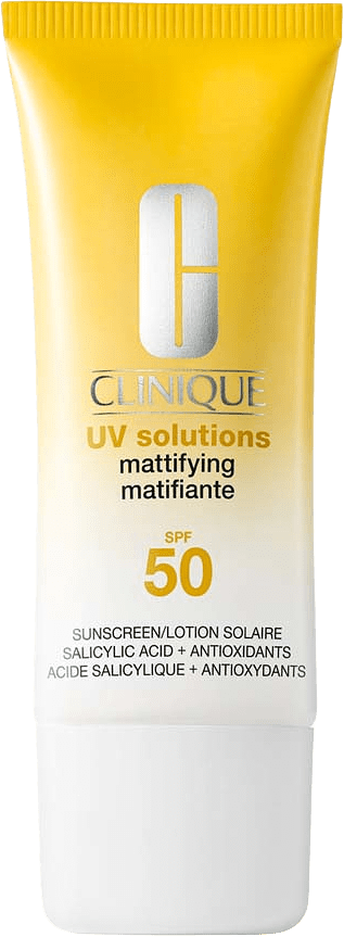 UV Solutions Mattifying Sunscreen SPF 50, från Clinique.