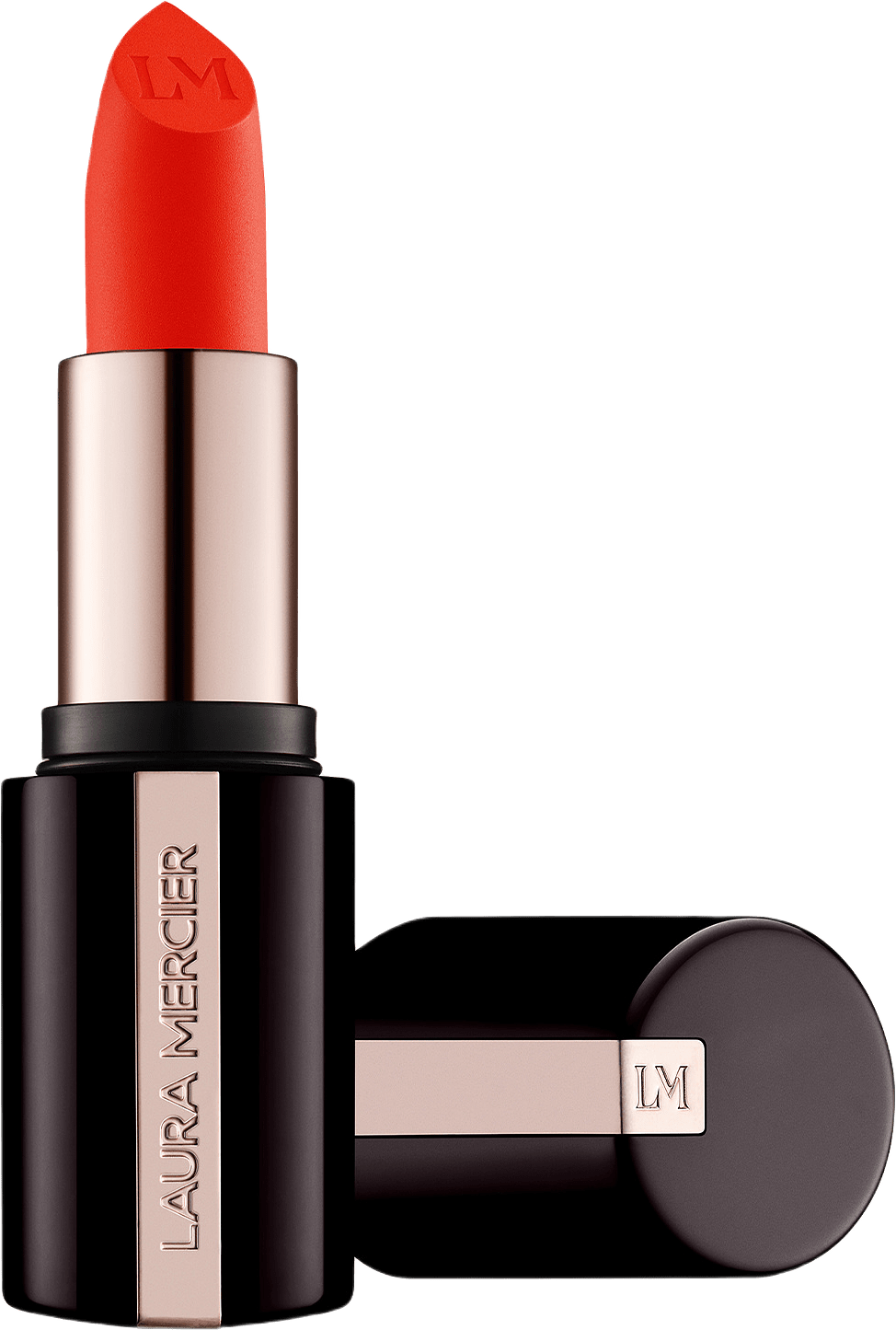Caviar Smoothing Matte Lipstick, från Laura Mercier, i färgen 500 Flame Challis.