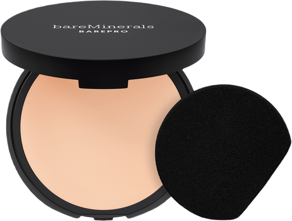 BarePRO 24H Skin-Perfecting Pressed Powder, från bareMinerals, i färgen Fair 10 Warm.